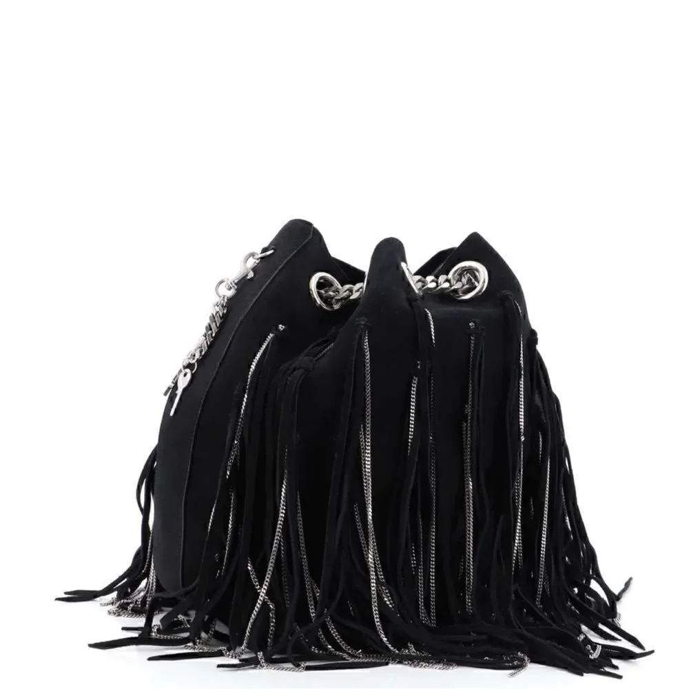 YSL Saint Laurent emmanuelle fringe bucket bag - Picture 3 of 8